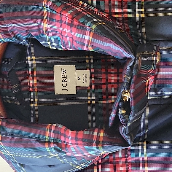 JCREW factory NWOT tartan plaid jacket  size M - Picture 3 of 6